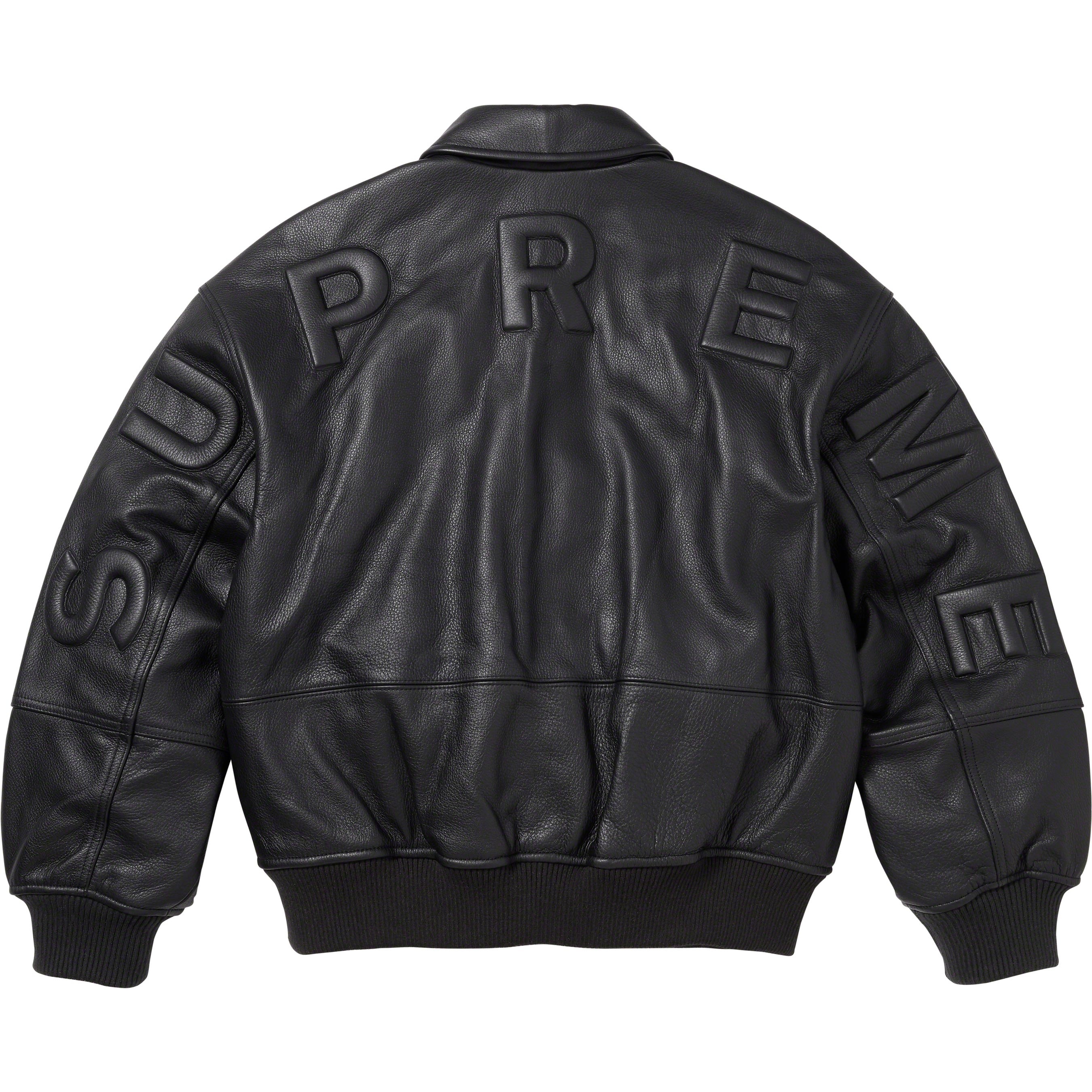 GORE-TEX Infinium WINDSTOPPER® Leather Varsity Jacket view 13